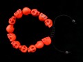 BrMala220 Bracelet Mala Tibétain Crâne Os de Buffle