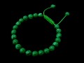 BrMala262 Bracelet Mala Malachite