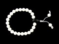 BrMala266 Bracelet Mala Conque Onyx