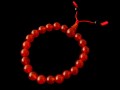 BrMala273 Bracelet Mala Cornaline