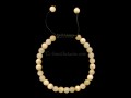 BrMala300 Bracelet Mala Jade Jaune. 20 cm