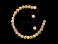 BrMala300 Bracelet Mala Jade Jaune. 20 cm