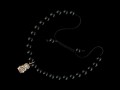 BrMala231 Bracelet Onyx Bouddha Argent Massif