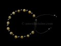 BrMala276 Bracelet Onyx Labradorite