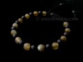 BrMala276 Bracelet Onyx Labradorite