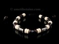 BrD213 Bracelet Tibétain Os de Buffle