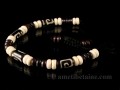 BrD213 Bracelet Tibétain Os de Buffle