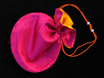 PochTib46 Pochette Tibétaine pour Mala