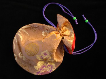PochTib51 Pochette Tibétaine pour Mala