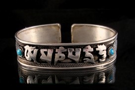 BRD05 Bracelet Tibétain Mantra Om Mani Padme Hum Dragon