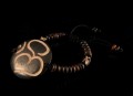 BRD89 Bracelet Os de Buffle Om