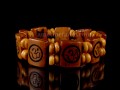 BRD201 Bracelet Os de Buffle Om