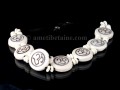 BRD205 Bracelet Os de Buffle Om