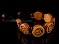 BRD208 Bracelet Os de Buffle Om
