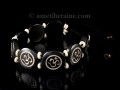 BRD209 Bracelet Os de Buffle Om