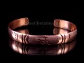 BRD241 Bracelet Tibétain Cuivre Om
