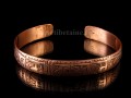 BRD243 Bracelet Tibétain Cuivre Mantra Om Mani Padme Hum