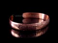 BRD243 Bracelet Tibétain Cuivre Mantra Om Mani Padme Hum