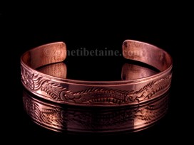 BRD246 Bracelet Tibétain Cuivre Dragon