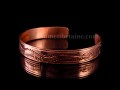 BRD246 Bracelet Tibétain Cuivre Dragon