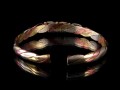 BRD249 Bracelet Tibétain Métal Argenté Cuivre Laiton