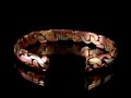 BRD251 Bracelet Tibétain Métal Argenté Cuivre Laiton