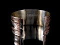 BRD265 Bracelet Tibétain Métal Argenté Cuivre Laiton