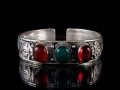 BRD291 Bracelet Tibétain Dragon Pierre