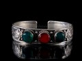 BRD292 Bracelet Tibétain Dragon Pierre