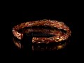BRD296 Bracelet Tibétain Métal Argenté Cuivre Laiton