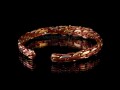 BRD298 Bracelet Tibétain Métal Argenté Cuivre Laiton