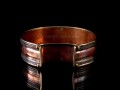 BRD302 Bracelet Tibétain Métal Argenté Cuivre Laiton Mantra