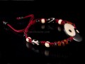 BRD329 Bracelet Tibétain Os de Buffle Yin Yang