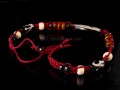 BRD329 Bracelet Tibétain Os de Buffle Yin Yang