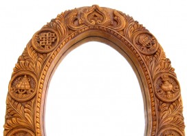 Mir02 Miroir Signes Auspicieux du Bouddhisme Astamangala