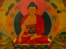 PNT04 Peinture Tibétaine Bouddha 