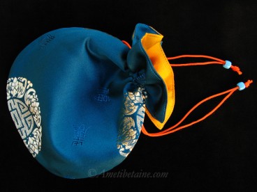 PochTib113 Pochette Tibétaine pour Mala