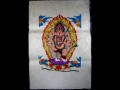 AF13 Affiche Tibétaine Papier Népalais Ganesh Dieu Hindou