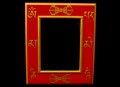 CAD01 Cadre Photo Tibétain Mantra bouddhiste Om Mani Padme Hum Dorje Vajra