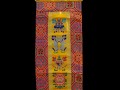 BB54 Bannière Tibétaine Signes Auspicieux du Bouddhisme
