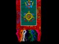 BB56 Bannière Tibétaine Signes Auspicieux du Bouddhisme