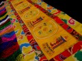 BB66 Bannière Tibétaine Signes Auspicieux du Bouddhisme