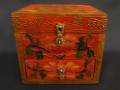 CTT29 Coffret Traditionnel Tibétain avec Tiroirs Noeud Sans Fin