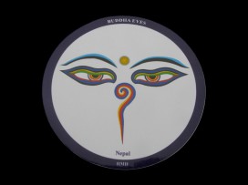 DDD31 Sticker Yeux de Bouddha