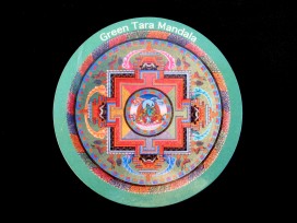 DDD69 Magnet Tibétain Tara Mandala