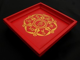 PT17 Plateau Tibétain Mantra Tibétain Om Mani Padme Hum