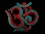 Om12 Om en Bois Turquoise Corail