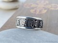 BA245. Bague Argent Massif Om. Taille 57