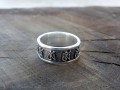 BA245. Bague Argent Massif Om. Taille 57