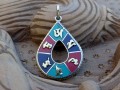PD91 Pendentif Tibétain Mantra